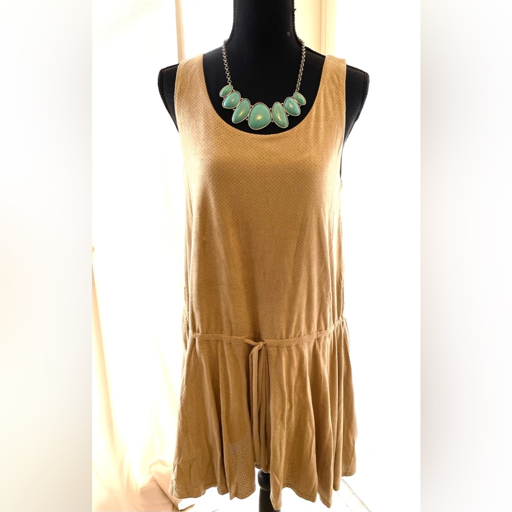 Free People soft suede Tank Tunic/ Summer dress